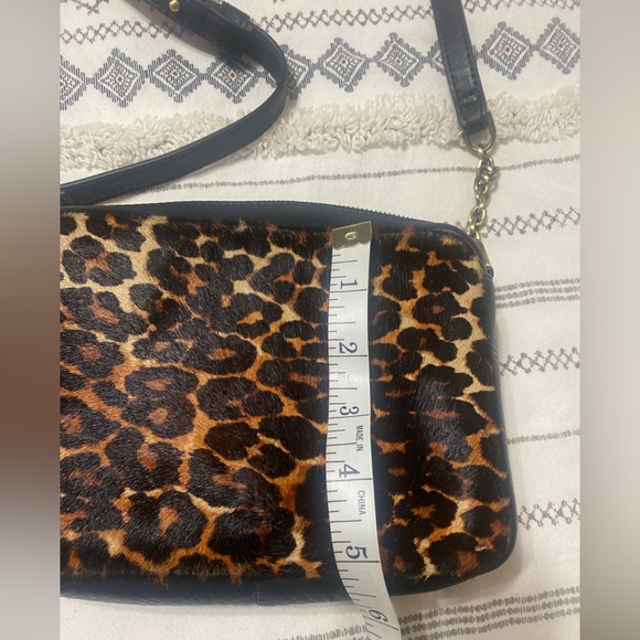 HOBO calf hair leather leopard printed crossbody purse. NWOT. - Picture 3 of 14